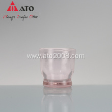 Pink glass polycarbonate tumbler drinking beer water cup